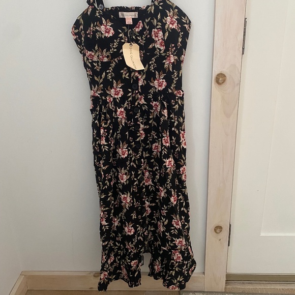 BOG Collective Floral Dress Sz. L New - Picture 1 of 5